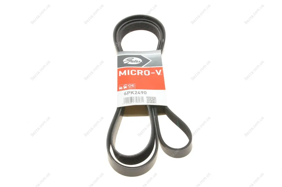 Дорiжковий ремінь Gates 6PK2490 (фото 1)