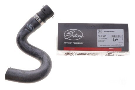 Формованный патрубок отопителя gates 022505