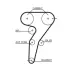 Комплект ГРМ gates KP65429XS