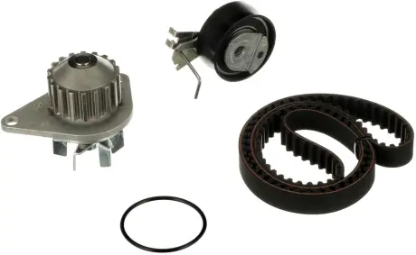 Комплект ГРМ, пас+ролик+помпа Gates KP15574XS