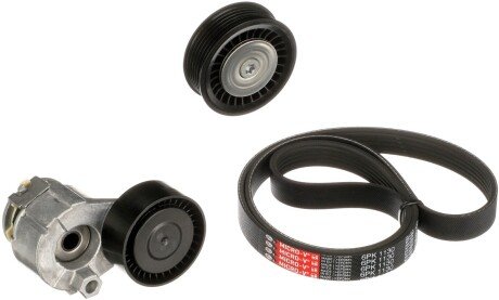 Комплект (ремінь+ролики) gates K056PK1130