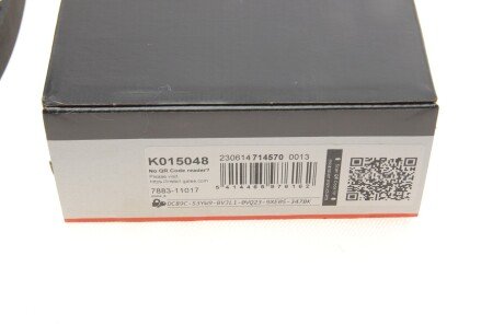 Комплект ременя грм gates K015048