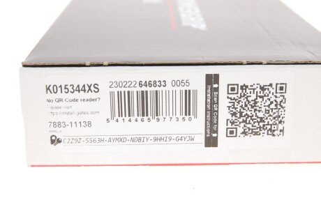 Комплект ремня грм gates K015344XS