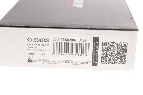 Комплект ремня грм gates K015643XS