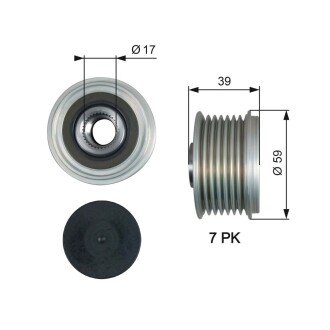 Муфта генератора gates OAP7189 на Infiniti Qx50