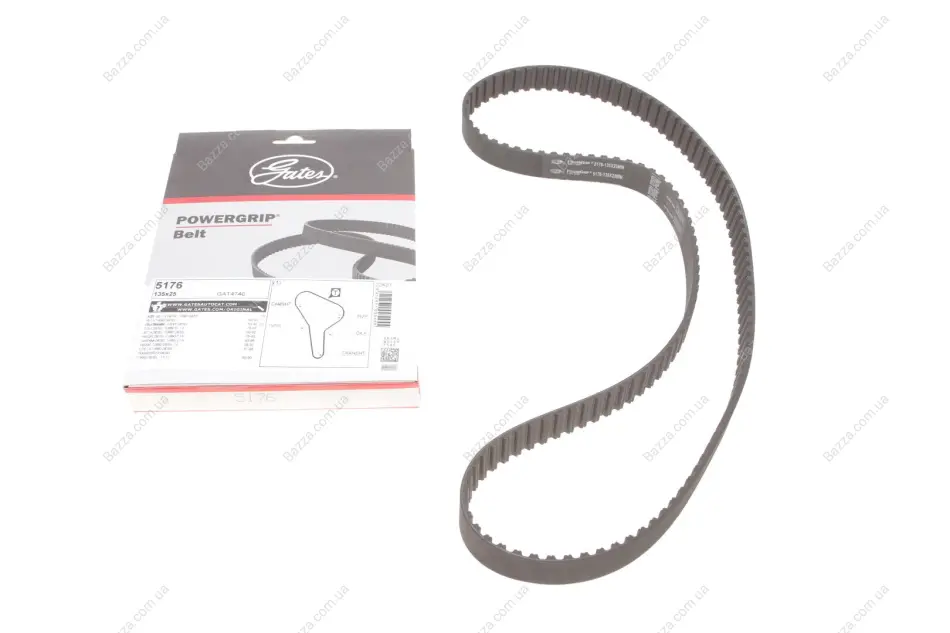 Пасок ГРМ Audi 80, VW Golf, Jetta, Passat, T2 1.6D gates 5176