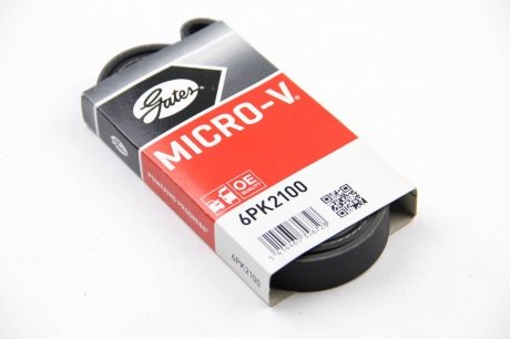 Привідний ремінь генератора gates 6PK2100