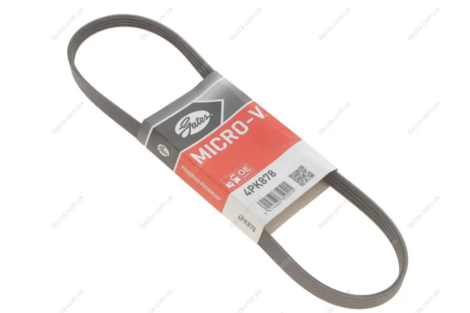Пасок поліклиновий 4PK875/878 gates 4PK878