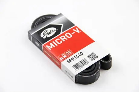 Пасок поліклиновий 6PK1638/1642 Gates 6PK1640