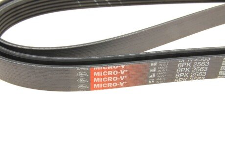 Привідний ремінь генератора gates 6PK2563