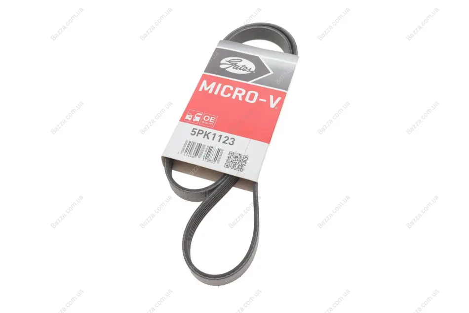 Пасок полiклиновий BMW/ Citroen/ Lada/ MB/ Mitsubishi/ Nissan/ Opel/ Peugeot/ Renault/ Toyota/ Volvo gates 5PK1123