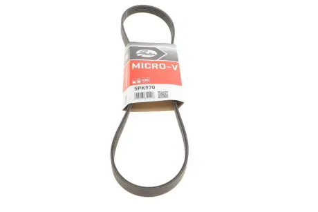 Пасок полiклиновий Daewoo Lanos, Nexia Alfa Romeo 145/146/155 Fiat Croma, Tempra, Tipo Opel Kadett, Vectra Peugeot 405 Toyota Avensis, Carina, Celica, Corolla Gates 5PK970