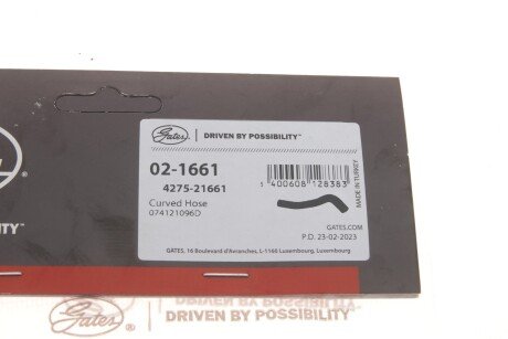 Патрубок 4275-21661 gates 021661