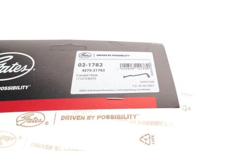 Патрубок 4275-21782 gates 021782