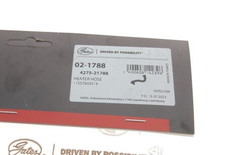 Патрубок 4275-21788 gates 021788