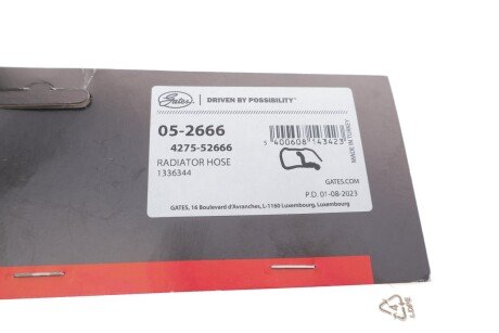 Патрубок 4275-52666 gates 052666