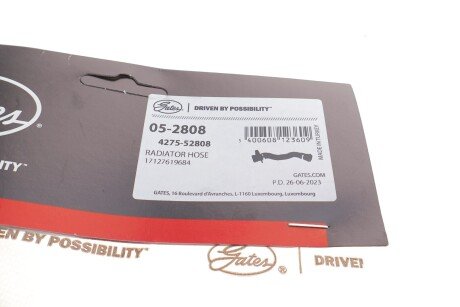 Патрубок 4275-52808 gates 052808