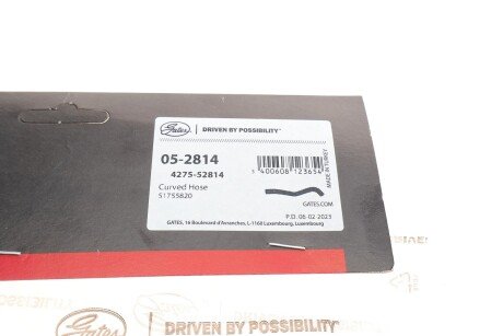 Патрубок 4275-52814 gates 052814
