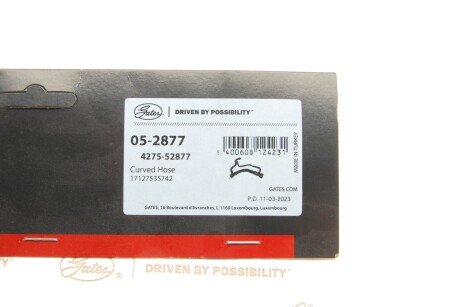 Патрубок 4275-52877 gates 052877