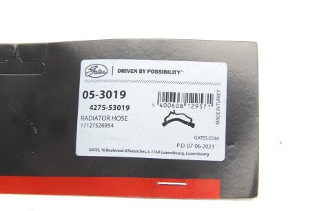 Патрубок 4275-53019 gates 053019