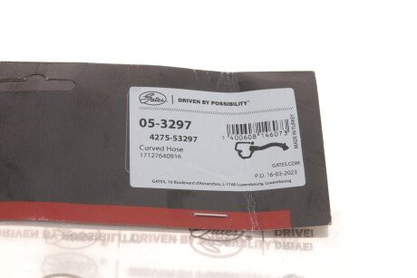 Патрубок 4275-53297 gates 053297