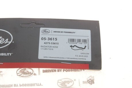 Патрубок 4275-53615 gates 053615