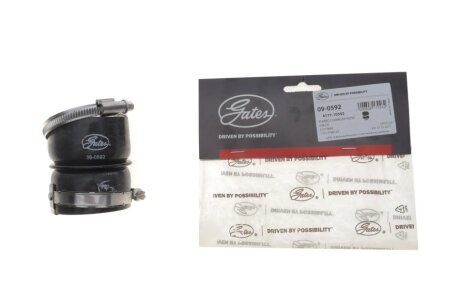 Патрубок радіатора пічки gates 090592