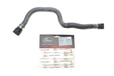 Патрубок системи охолодження гумовий з фітингами gates 021748