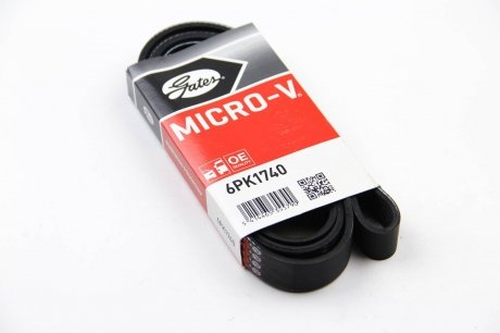 Привідний ремінь генератора gates 6PK1740