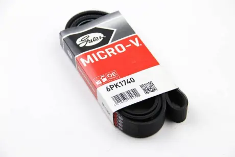 Ремень генератора Jumpy 1.9D/2.0HDI -07 (+AC) Gates 6PK1740