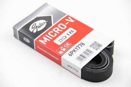 Приводной ремень генератора gates 6PK1778