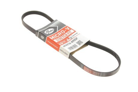 Привідний ремінь генератора gates 4PK916890SF на Рено Сандеро степвей 2