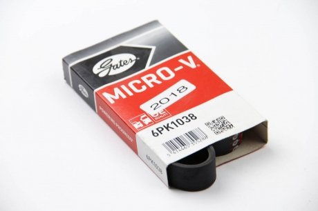 Привідний ремінь генератора gates 6PK1038