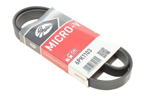 Приводной ремень генератора gates 6PK1103
