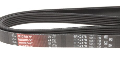 Привідний ремінь генератора gates 6PK2478