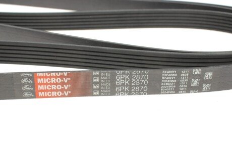 Приводной ремень генератора gates 6PK2870