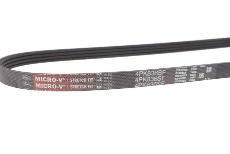 Привідний ремінь генератора gates 4PK836SF