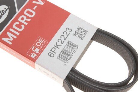Привідний ремінь генератора gates 6PK2223