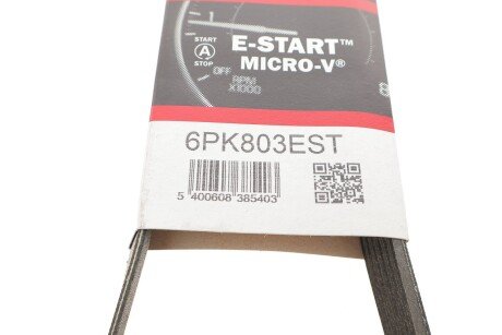 Привідний ремінь генератора gates 6PK803EST