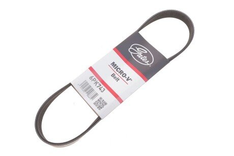 Приводной ремень генератора gates 6PK743