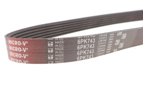 Приводной ремень генератора gates 6PK743