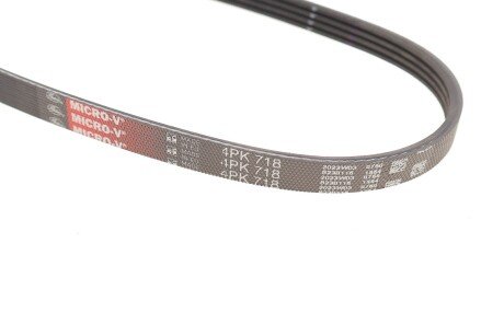 Привідний ремінь генератора gates 4PK718