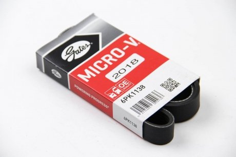 Приводной ремень генератора gates 6PK1138