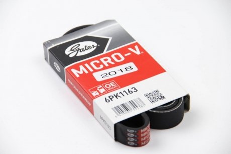 Приводной ремень генератора gates 6PK1163