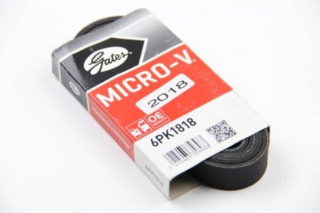 Привідний ремінь генератора gates 6PK1818