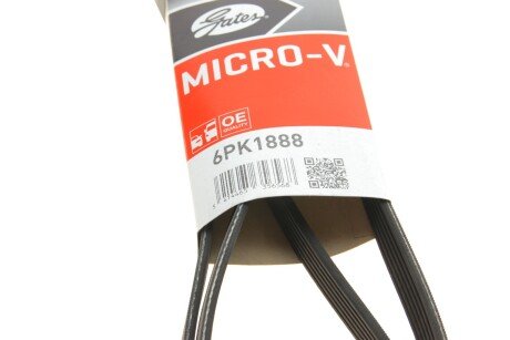 Привідний ремінь генератора gates 6PK1888