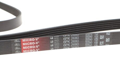 Привідний ремінь генератора gates 6PK2680
