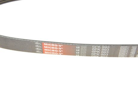 Привідний ремінь генератора gates 6PK893