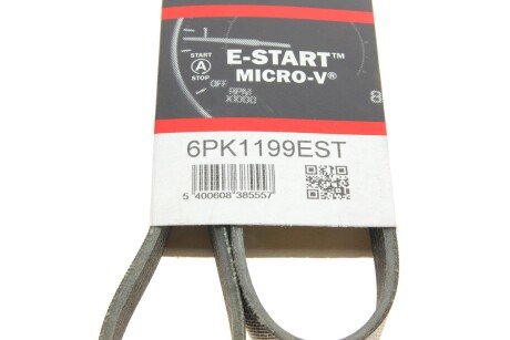 Приводной ремень генератора gates 6PK1199EST