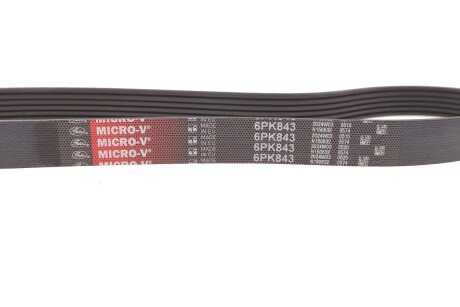 Привідний ремінь генератора gates 6PK843